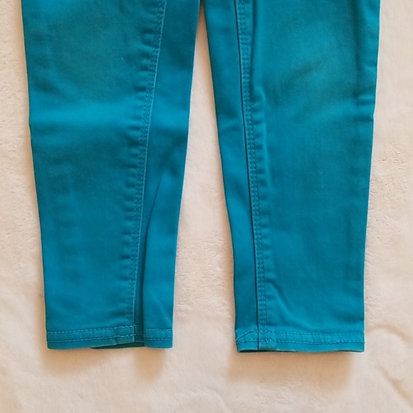 Girl's Levi's Jeans Blue Teal Color Size 4 Skinny - Picture 3 of 7
